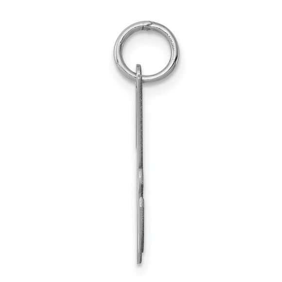 Sterling Silver Madison Collection LG Classic Script Initial H Pendant - Picture 2 of 5